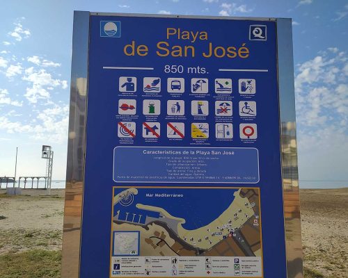 playa cartel san jose cabo de gata almeria